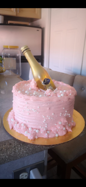 Pastel Estilo Chispa Rosa