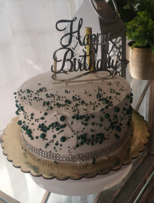 Pastel Estilo Chispa Verde