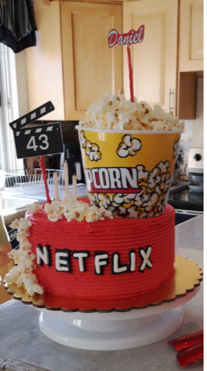 Pastel Estilo Netflix